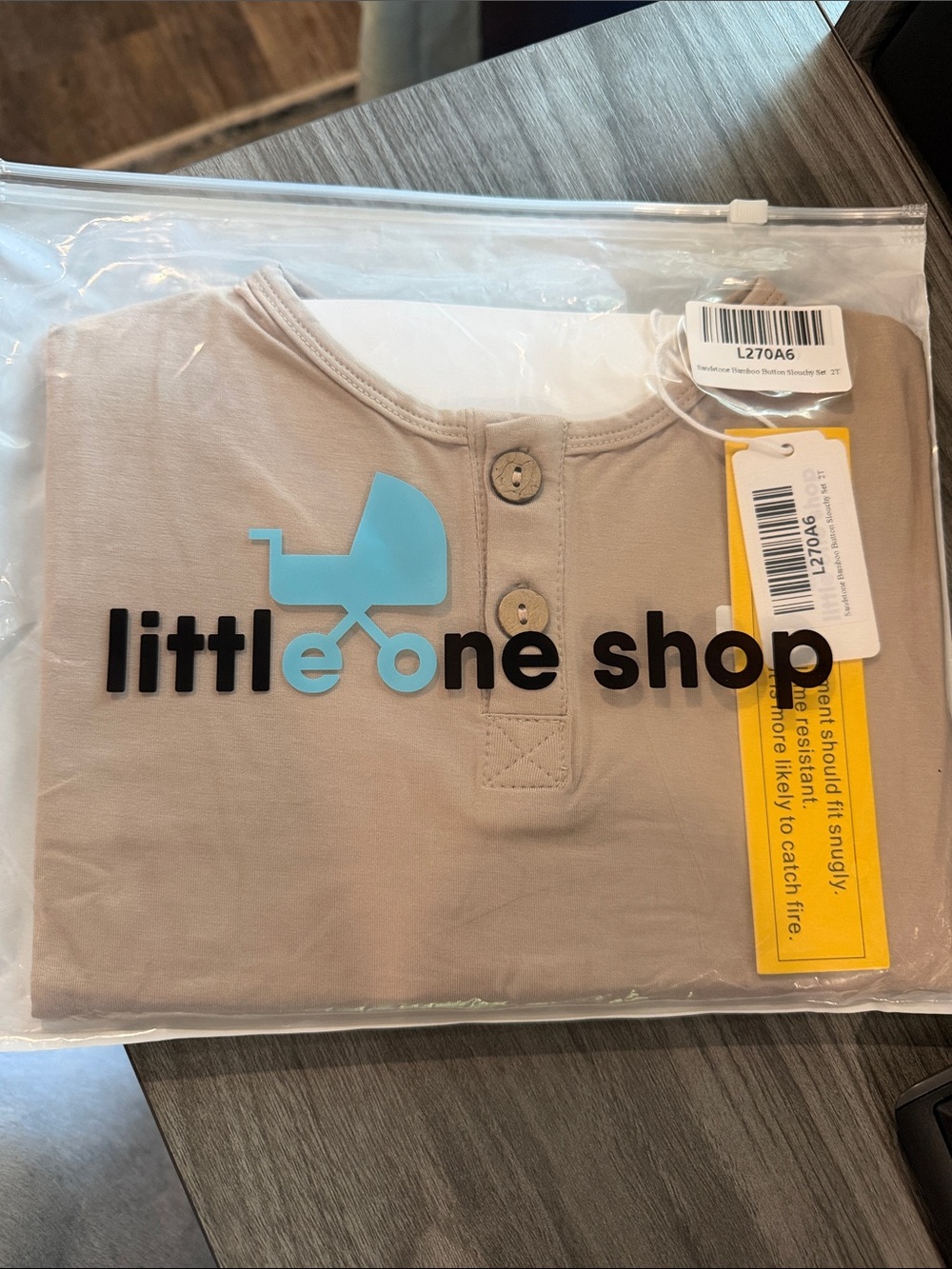 Little One Shop 2T Sandstone Bamboo Set